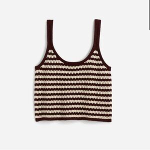 Madewell Crochet Sweater Tank